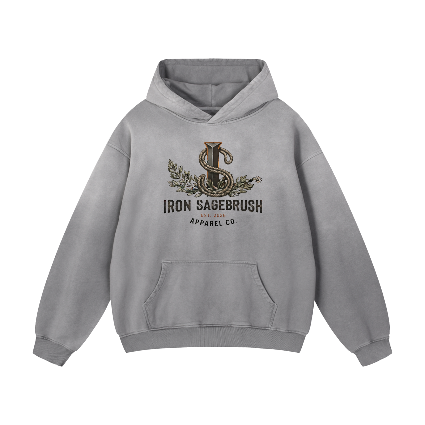 Logo hoodie Heavyweight Sunfade Oversized Hoodie