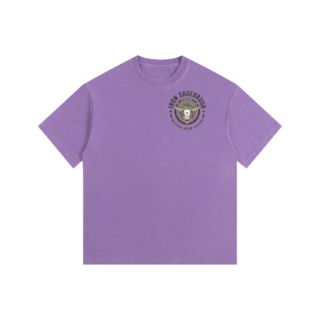 Sproket and sage logoed Vintage Washed Oversized Cotton T-Shirt