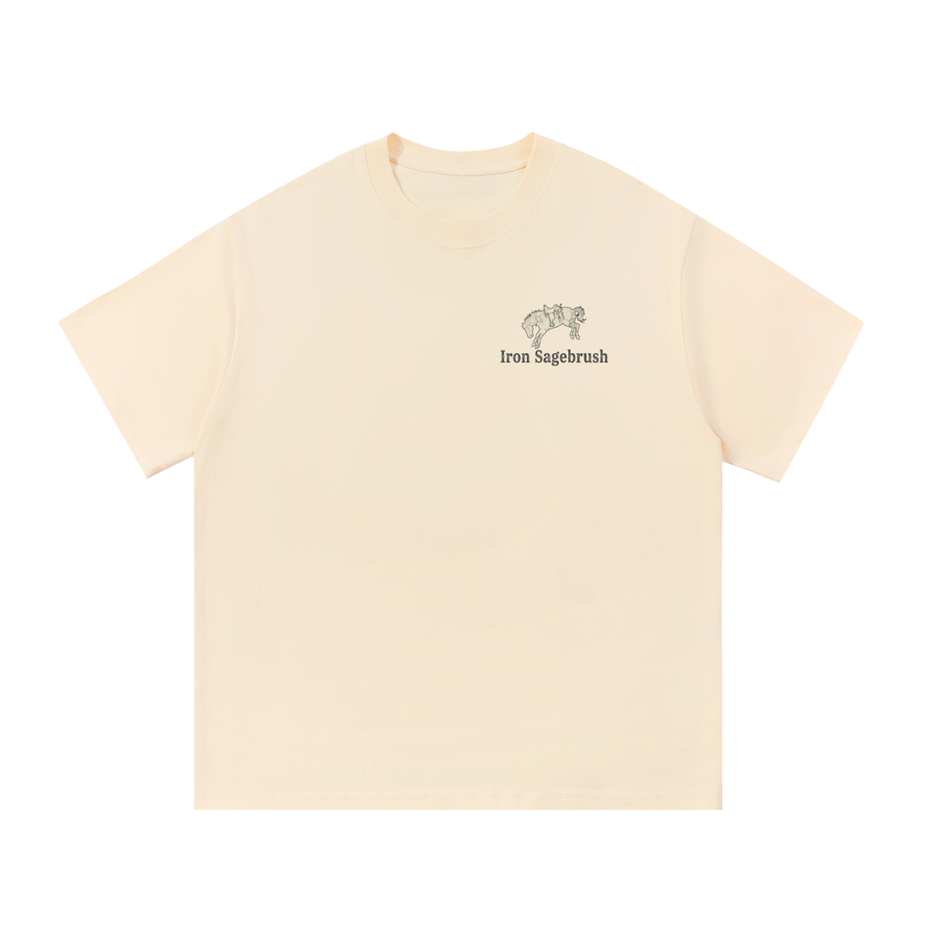 Churchill Quote saddle shirt Essential Cotton T-Shirt