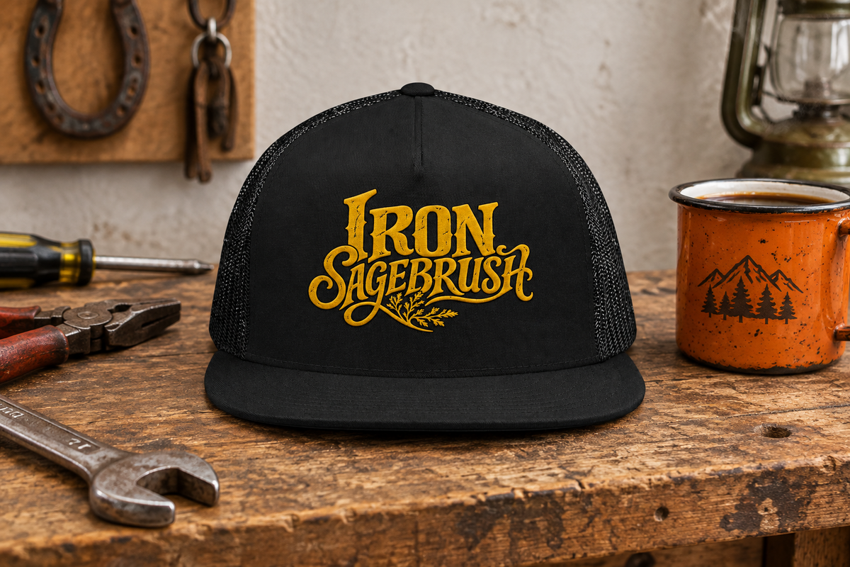 Vintage Logo Trucker Hat | Iron Sagebrush
