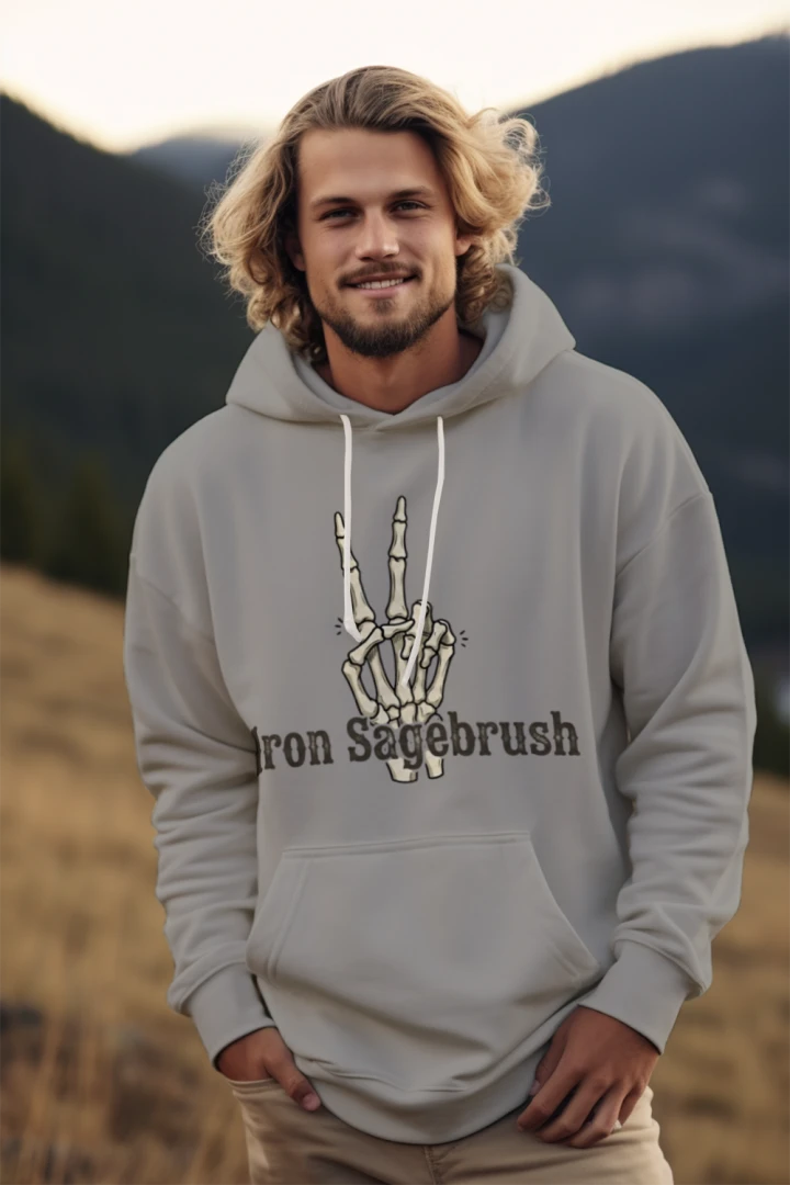 Iron Sagebrush Wave Hoodie
