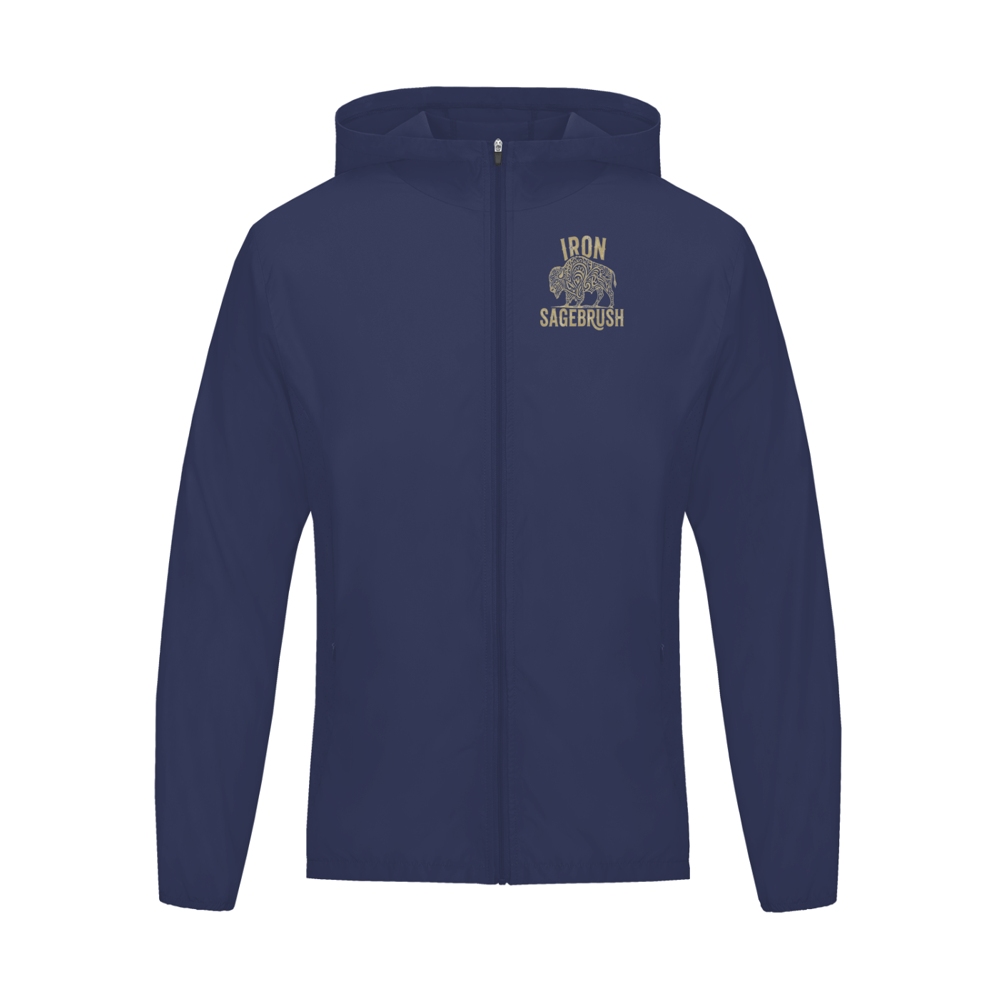Golden Bison logoed Soft Hooded Sports Jacket