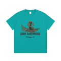Logoed front fluffy cow in the back Essential Cotton T-Shirt
