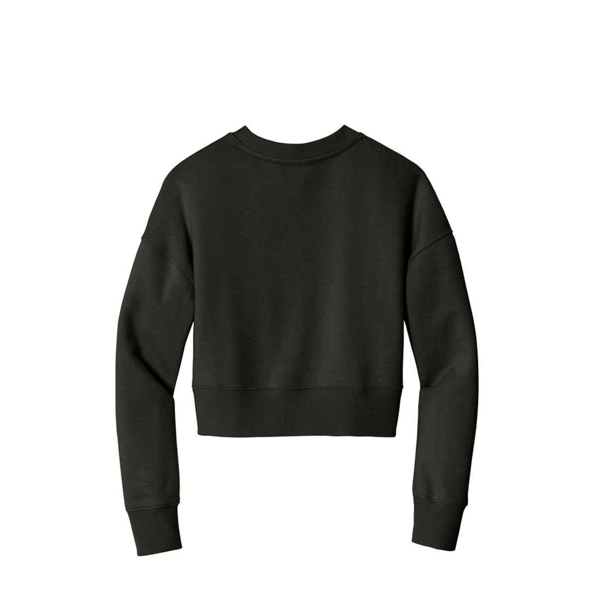 Headless Horseman Midnight Ride women's cropped crewneck back view