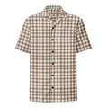Open Range western plaid short-sleeve button-up - front view
