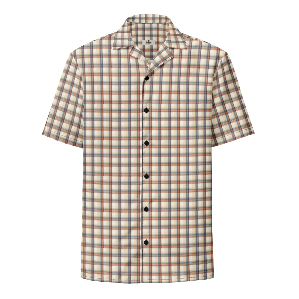 Open Range western plaid short-sleeve button-up - front view