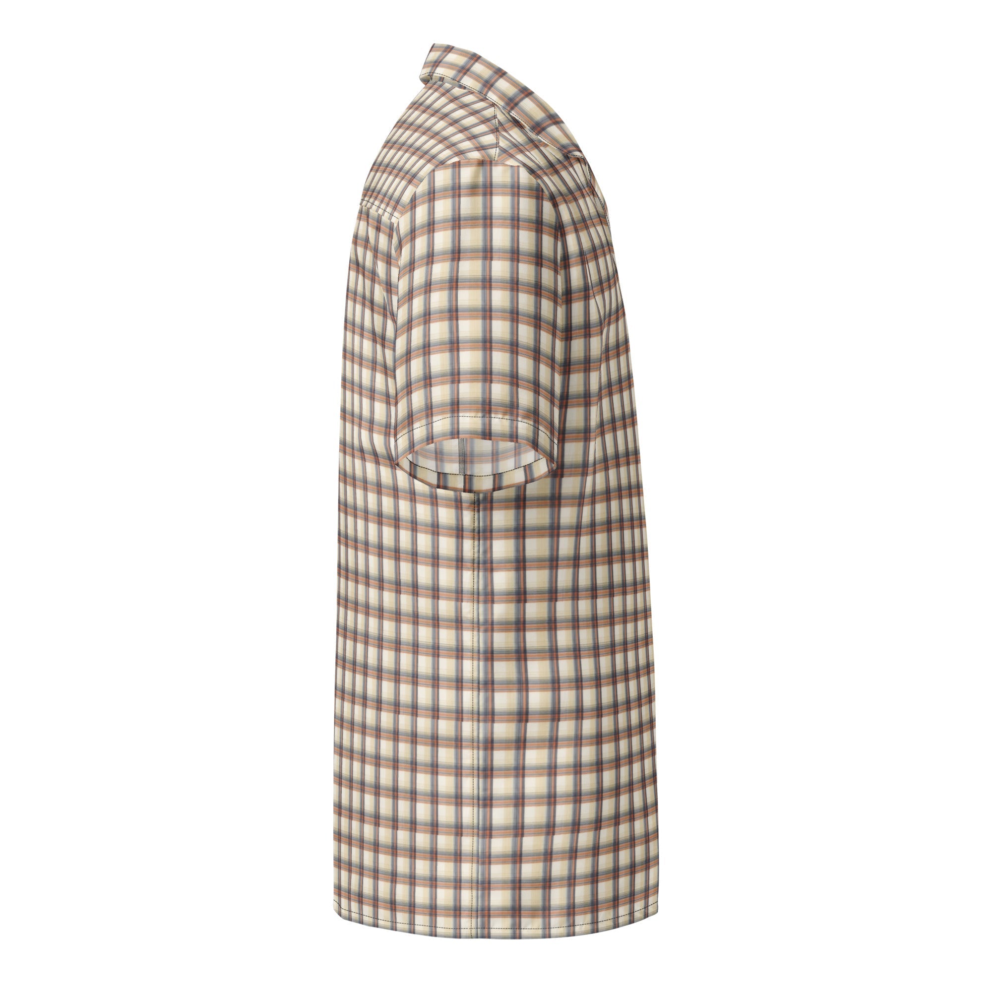 Open Range western plaid short-sleeve button-up - right side view