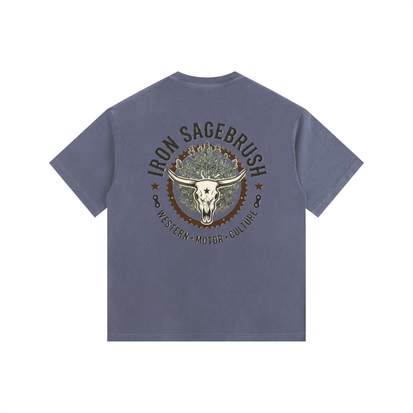 Sproket and sage logoed Vintage Washed Oversized Cotton T-Shirt