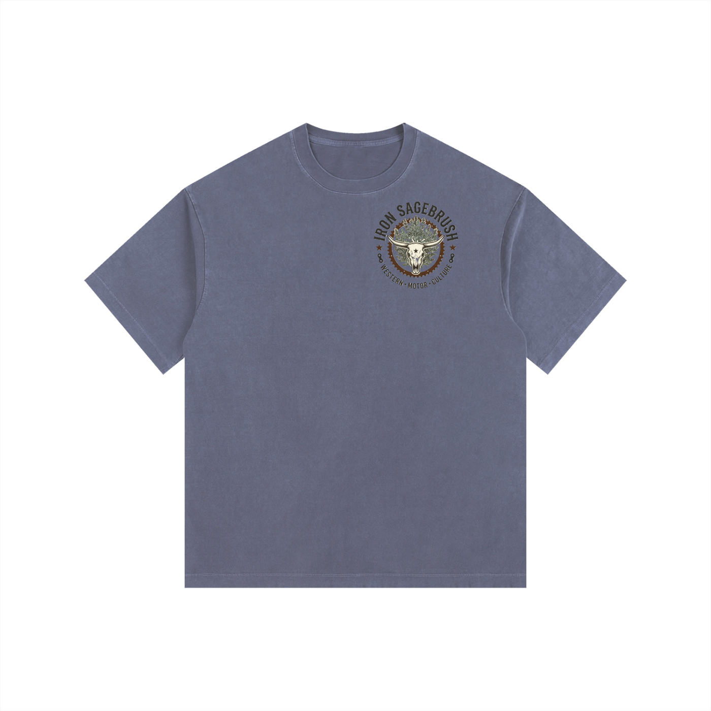 Sproket and sage logoed Vintage Washed Oversized Cotton T-Shirt