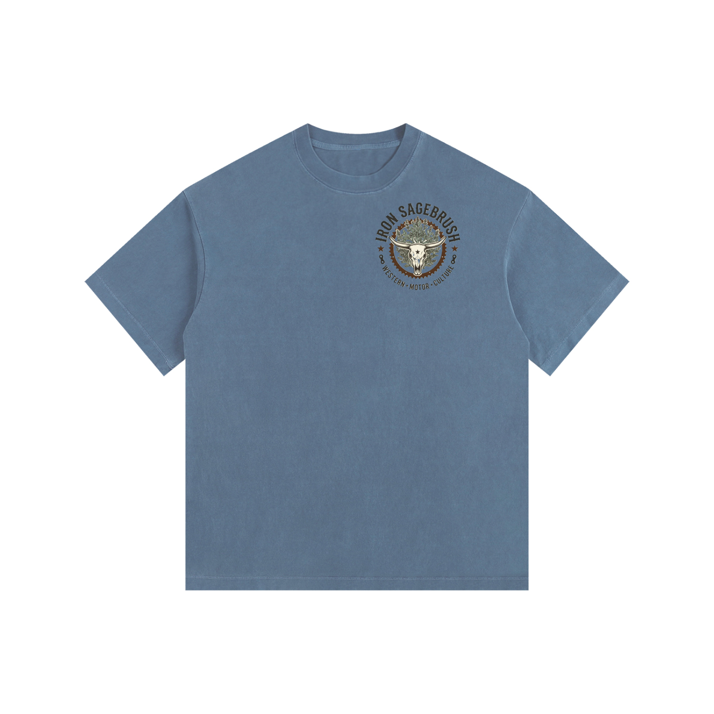 Sproket and sage logoed Vintage Washed Oversized Cotton T-Shirt