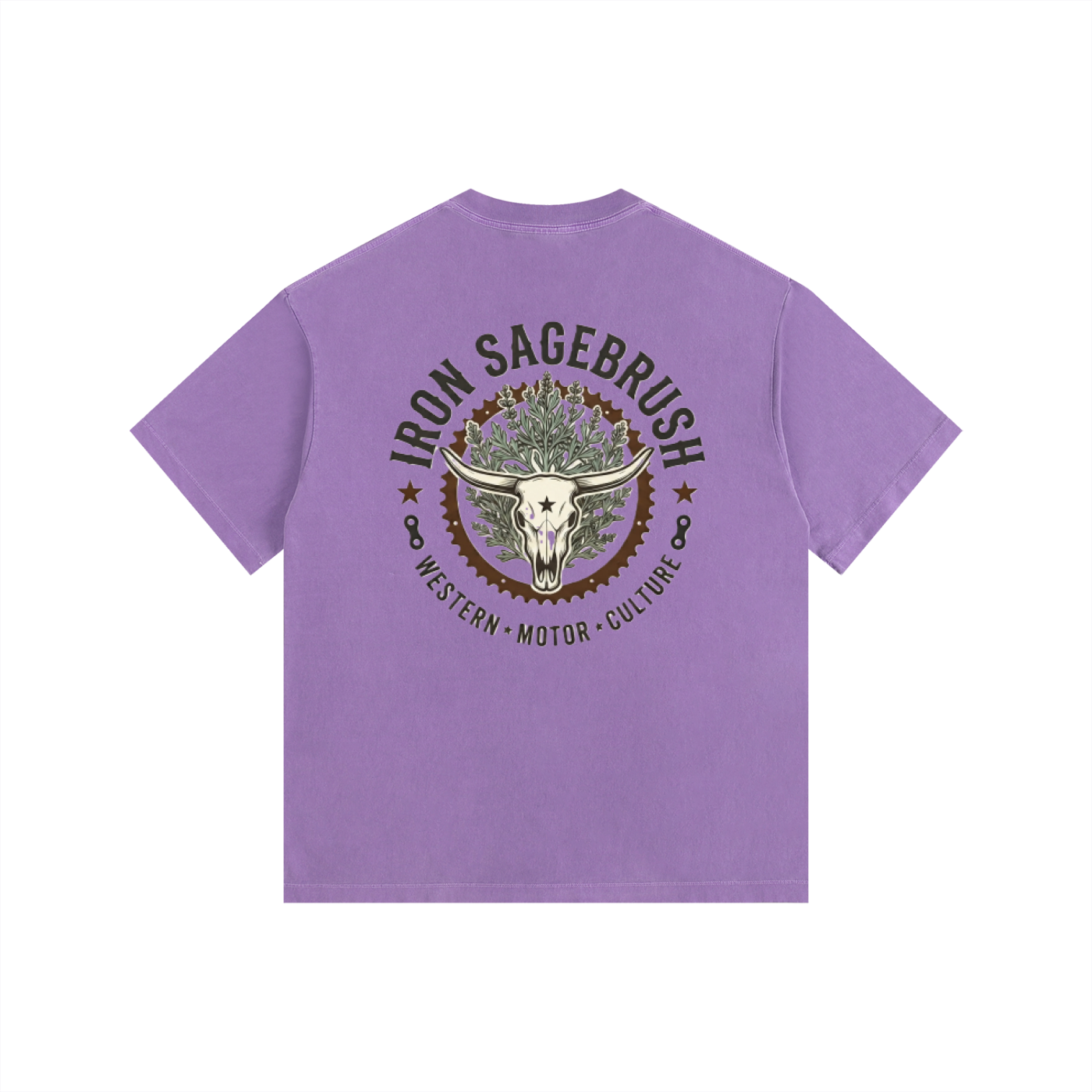 Sproket and sage logoed Vintage Washed Oversized Cotton T-Shirt