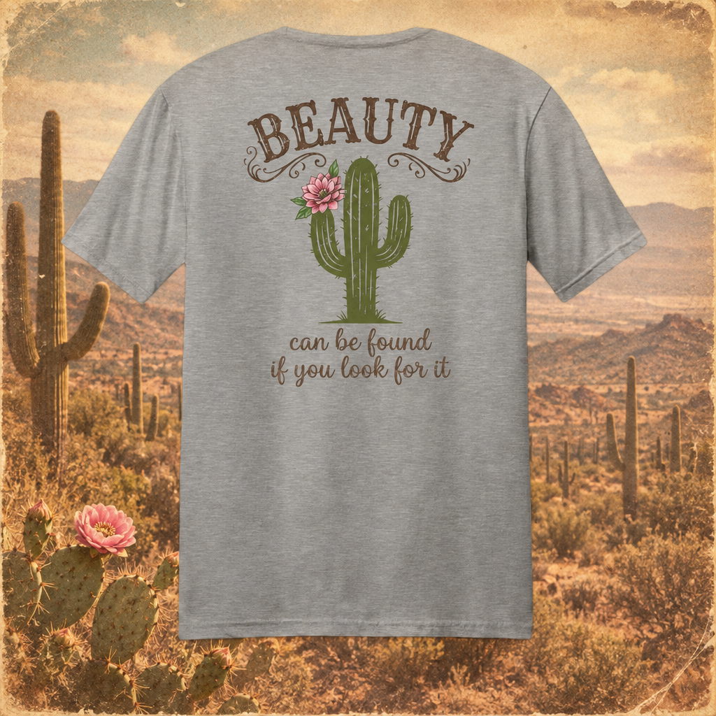 Beauty Cactus Western T-Shirt – Unisex Fit