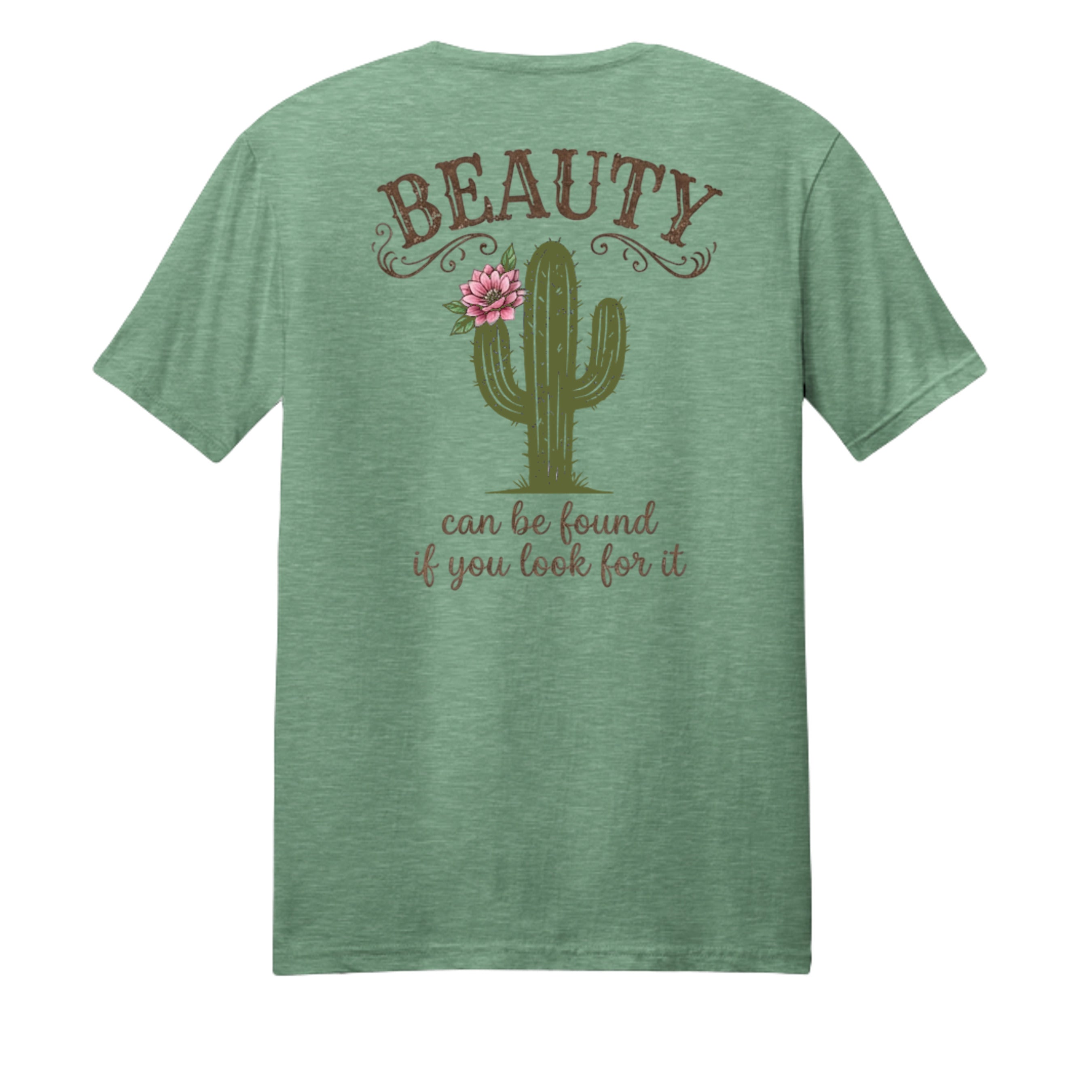 Heathered Dusty Sage - DM108 - BACK