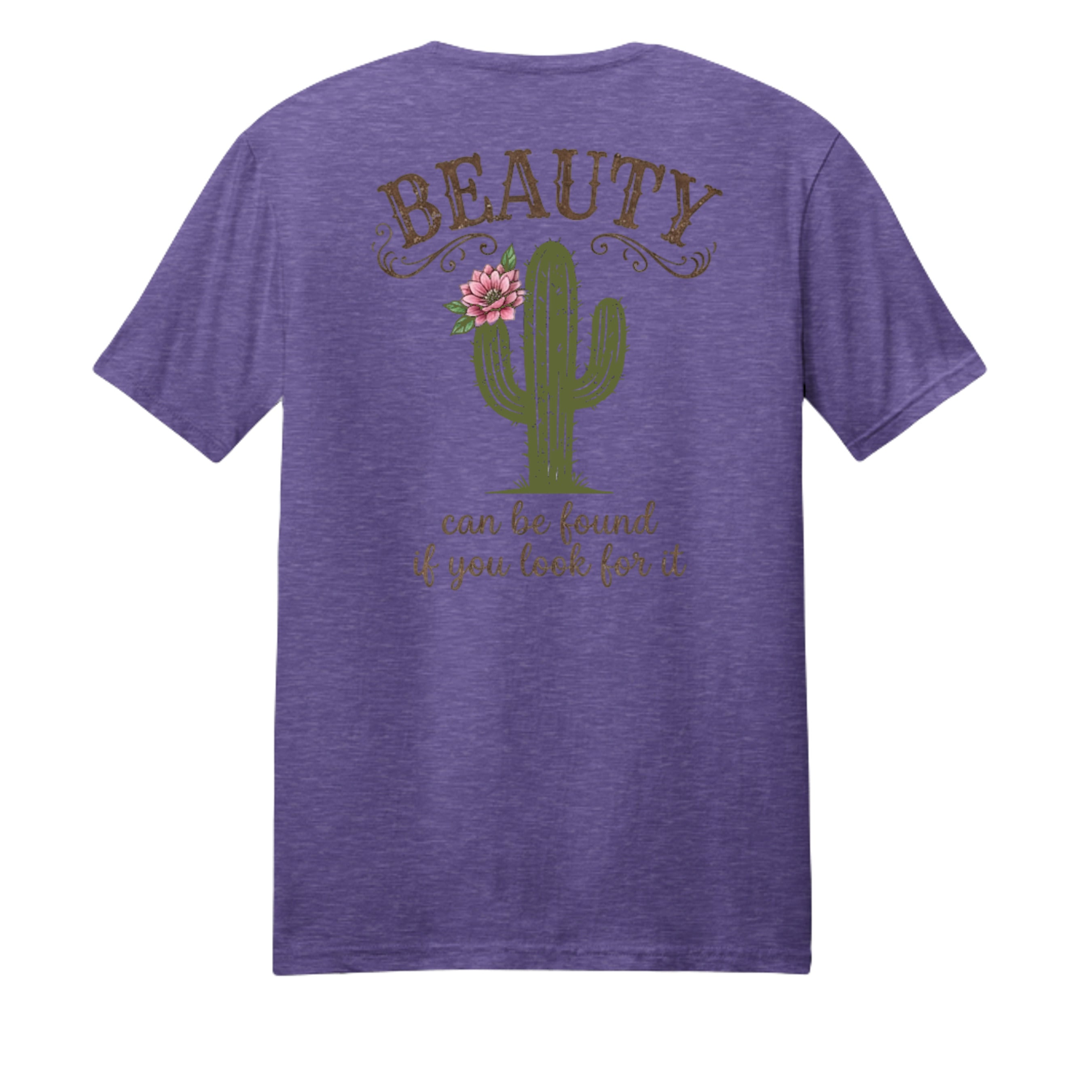 Electric Purple Heather - DM108 - BACK