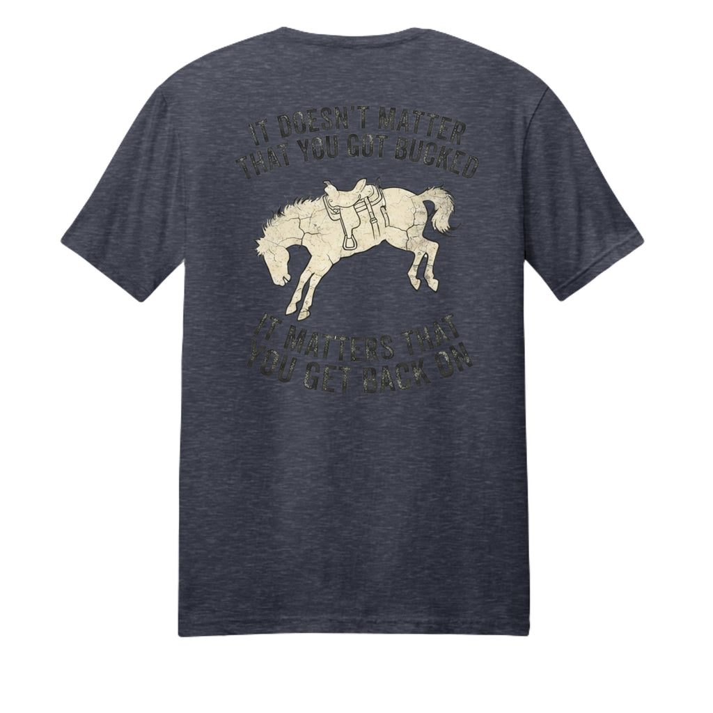 Heathered Navy - DM108 - BACK