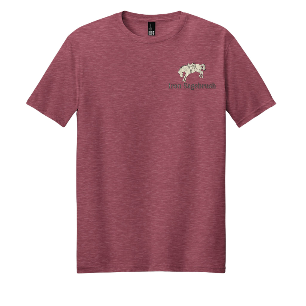 Heathered Red - DM108 - FRONT