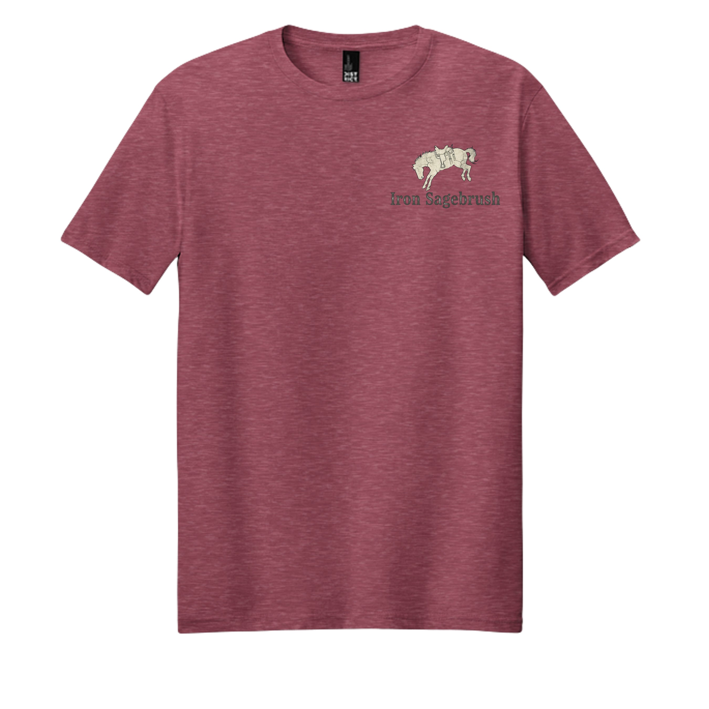 Heathered Red - DM108 - FRONT