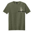 Heathered Olive - DM108 - FRONT