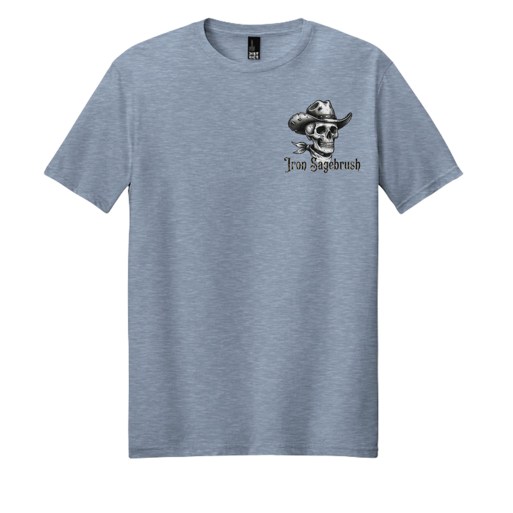 Flint Blue Heather - DM108 - FRONT