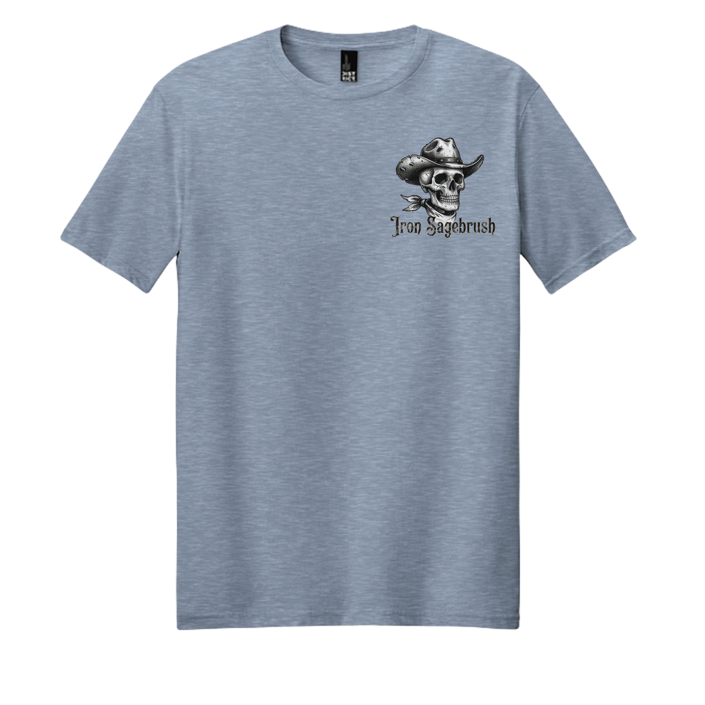 Flint Blue Heather - DM108 - FRONT