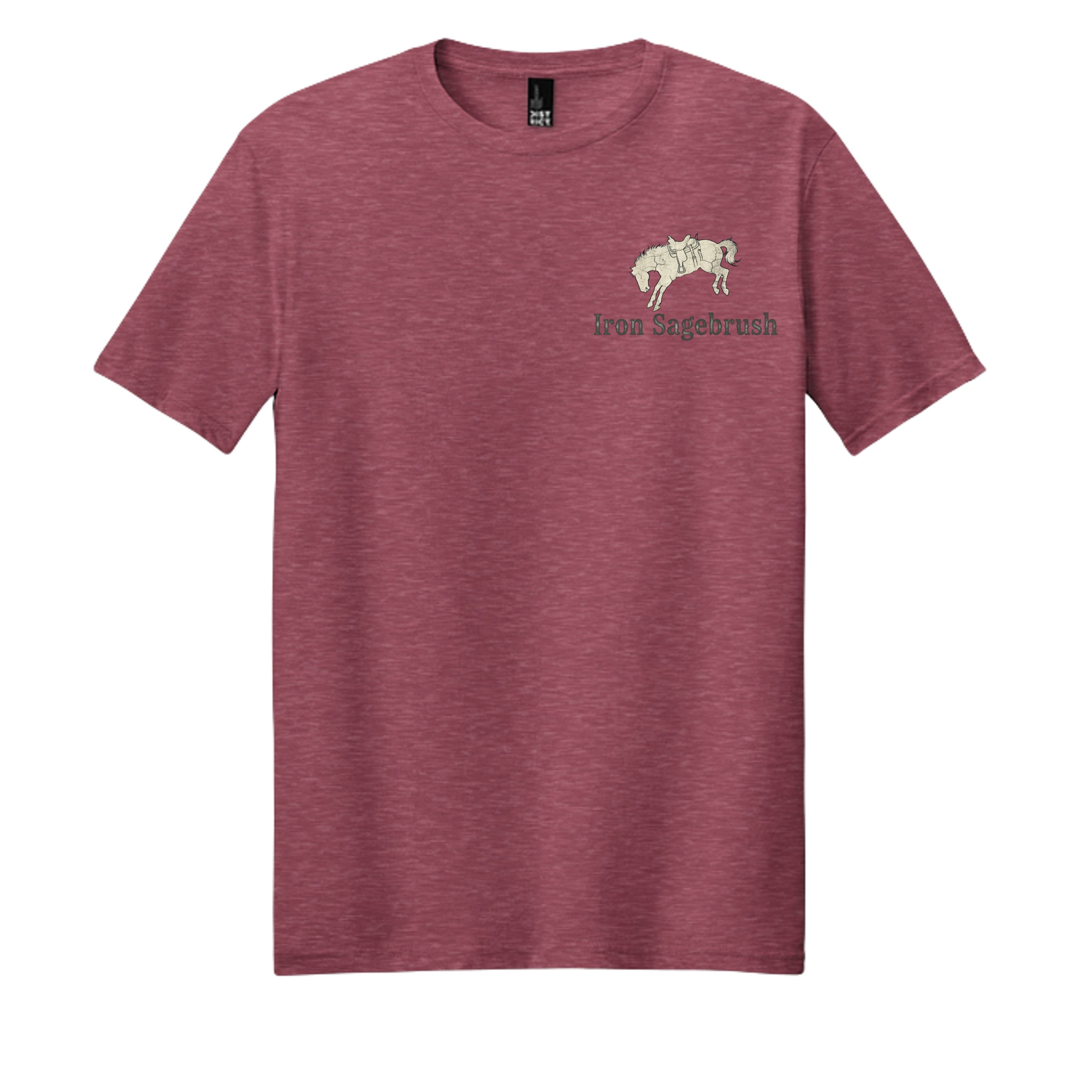 Heathered Red - DM108 - FRONT