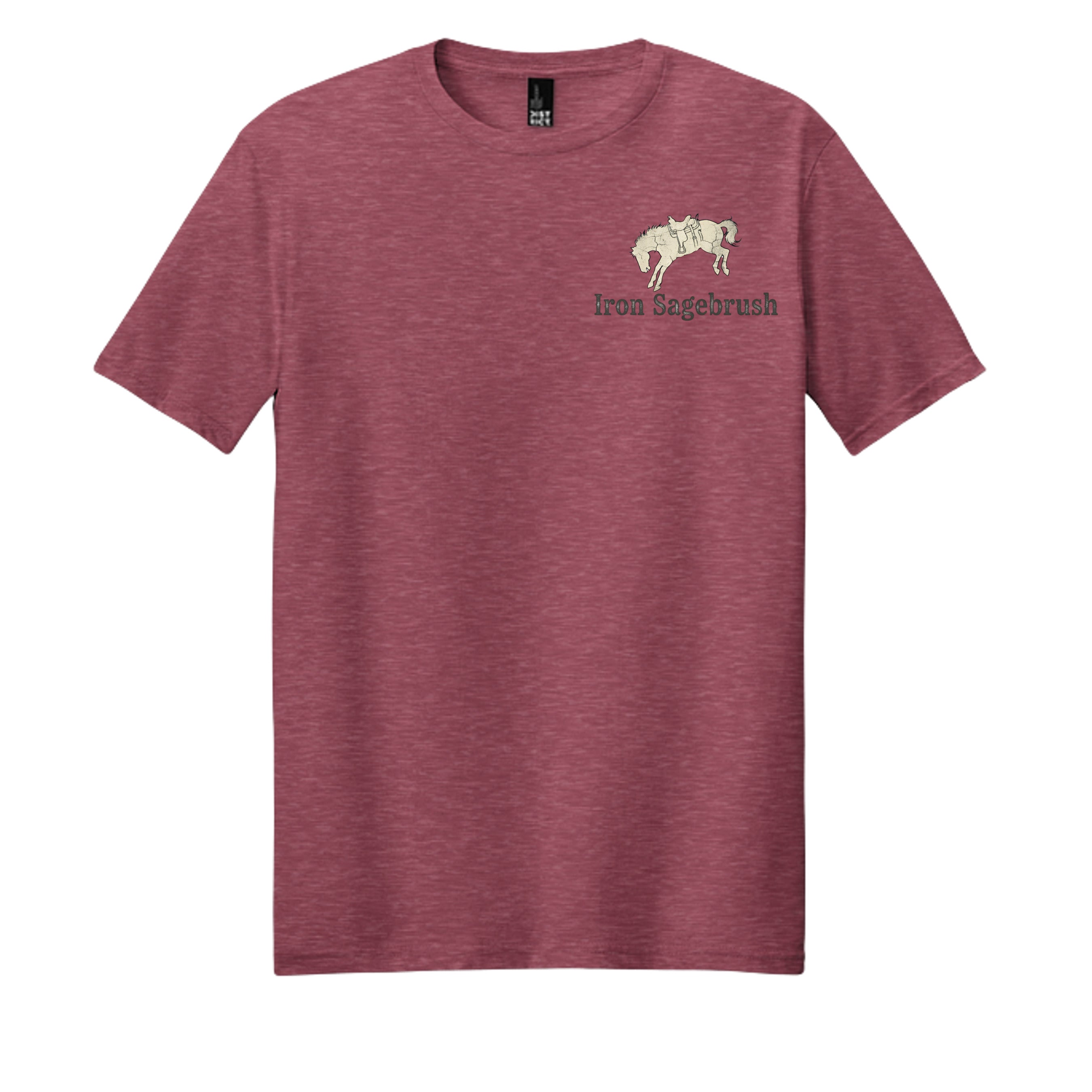 Heathered Red - DM108 - FRONT