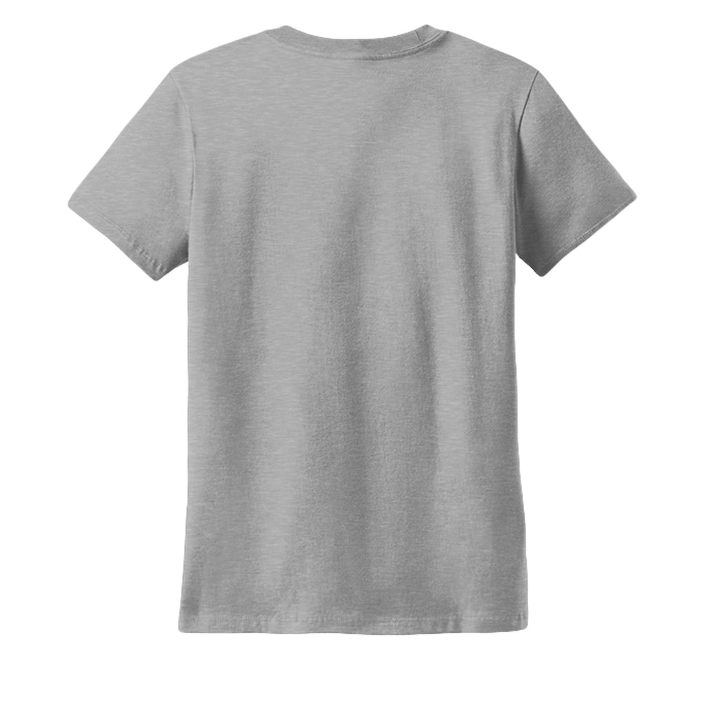 Cactus Logo women's western T-shirt in Ash - back view